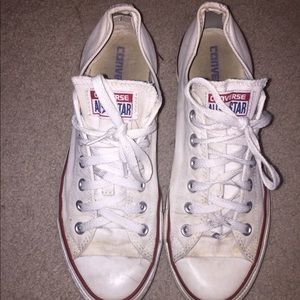 White Converse All Star Canvas Shoes